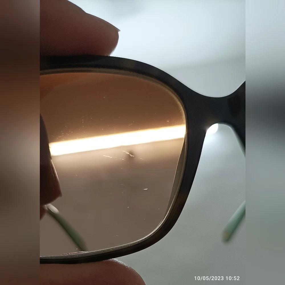 Authentic Tiffany & Co Sunglasses TF 4092 Havana / Blue Frame | Brown - Picture 6 of 7